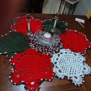 Colorful Christmas Table Decor